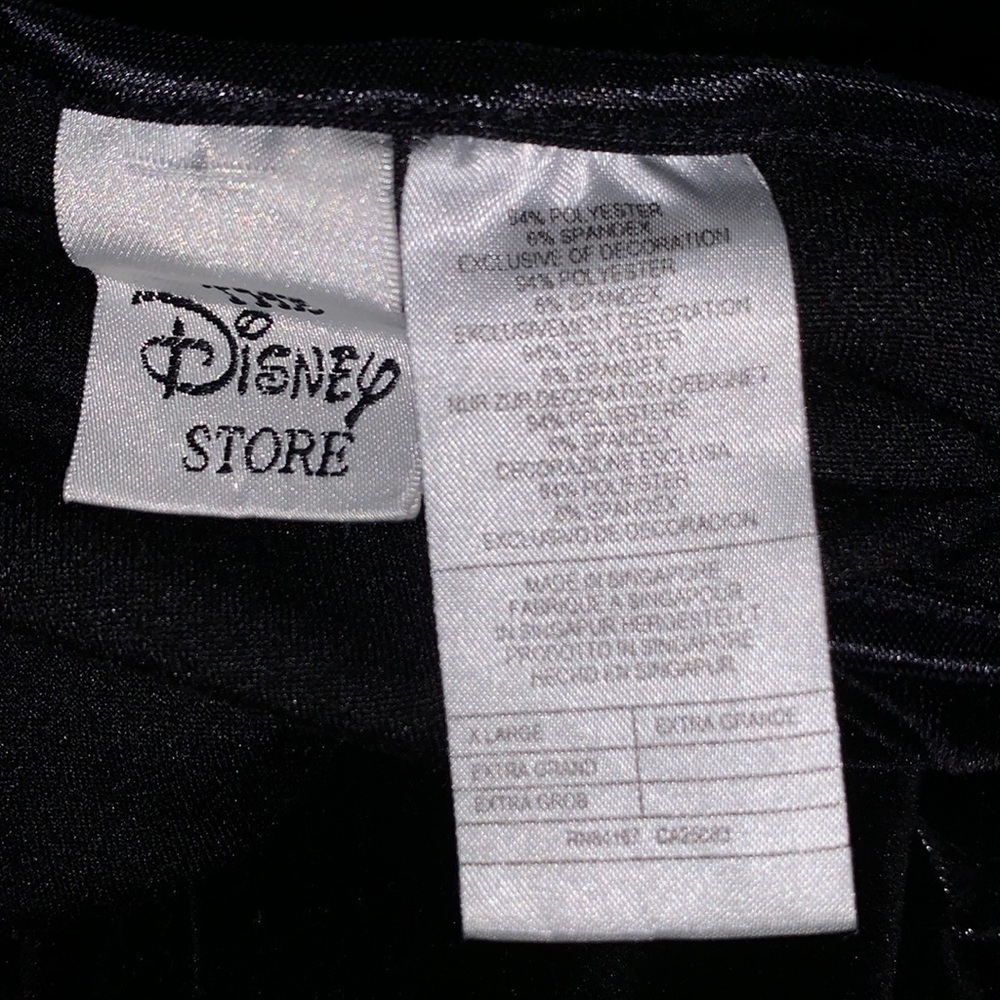 Mickey Mouse Velvet Shirt Black Long Sleeve Embroidered Pullover Vintage XL. - Picture 3 of 7